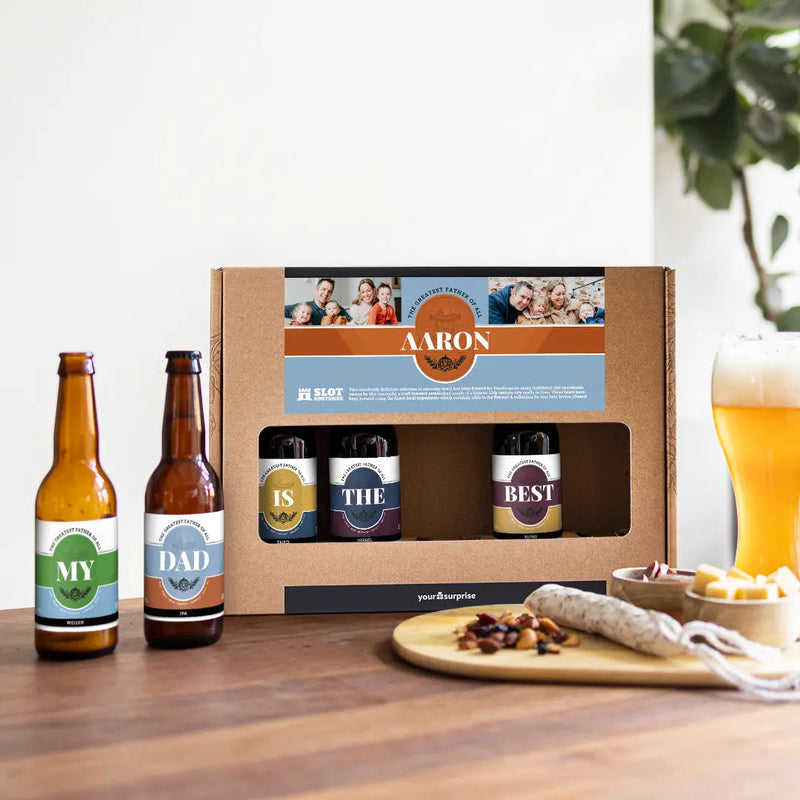Your beer collection - 5 personalised bottles in personalised gift box - | Livrare Flori Județul Călărași