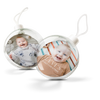 Baby's first Christmas bauble (set of 2) - | Livrare Flori Județul Călărași