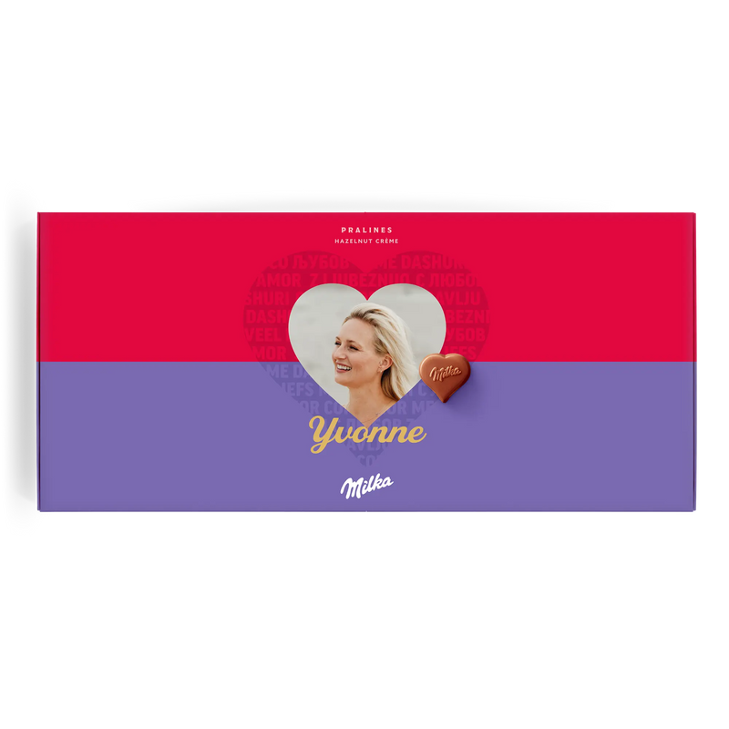 Milka Pralines - Dragoste - Hearts - 220 grams - | Livrare Flori Județul Călărași