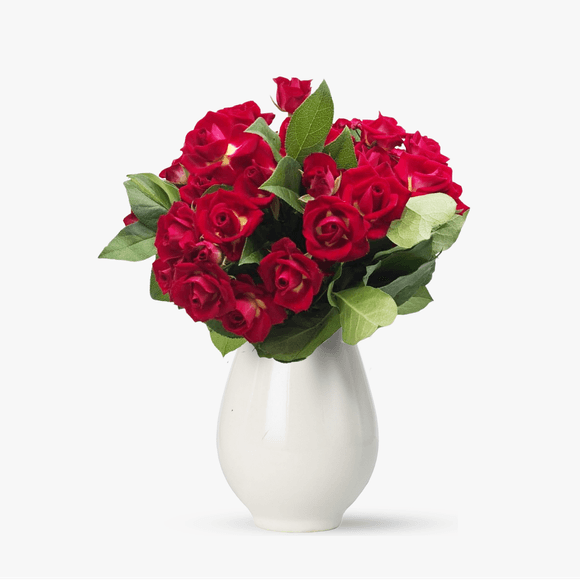 Buchet 7 minirosa rosii