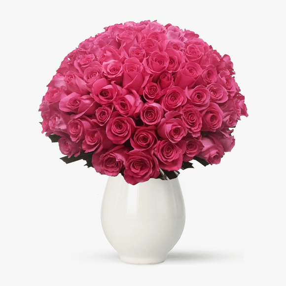 Buchet de 101 trandafiri roz