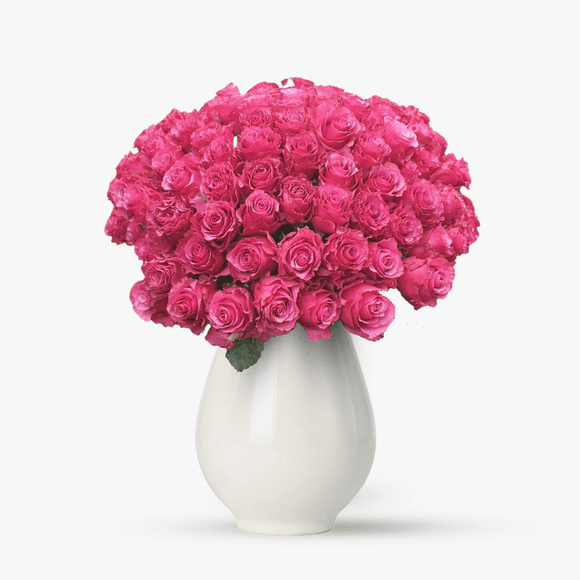 Buchet de 75 trandafiri roz