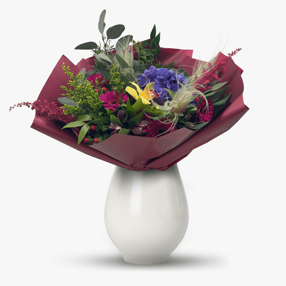 Buchet cu Aspidistra Black Tie
