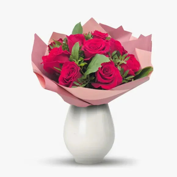 Buchet de 11 trandafiri rosii