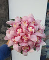 Buchet De Mireasa Din Orhidee Roz Si Ruscus