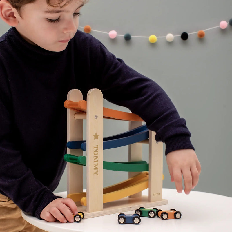 Wooden ramp racer toy - Trixie - | Livrare Flori Județul Călărași