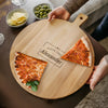 Engraved wooden pizza board - Beech - Round - | Livrare Flori Județul Călărași