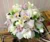 Buchet De Mireasa Cu Orhidee Cymbidium Si Frezii Albe