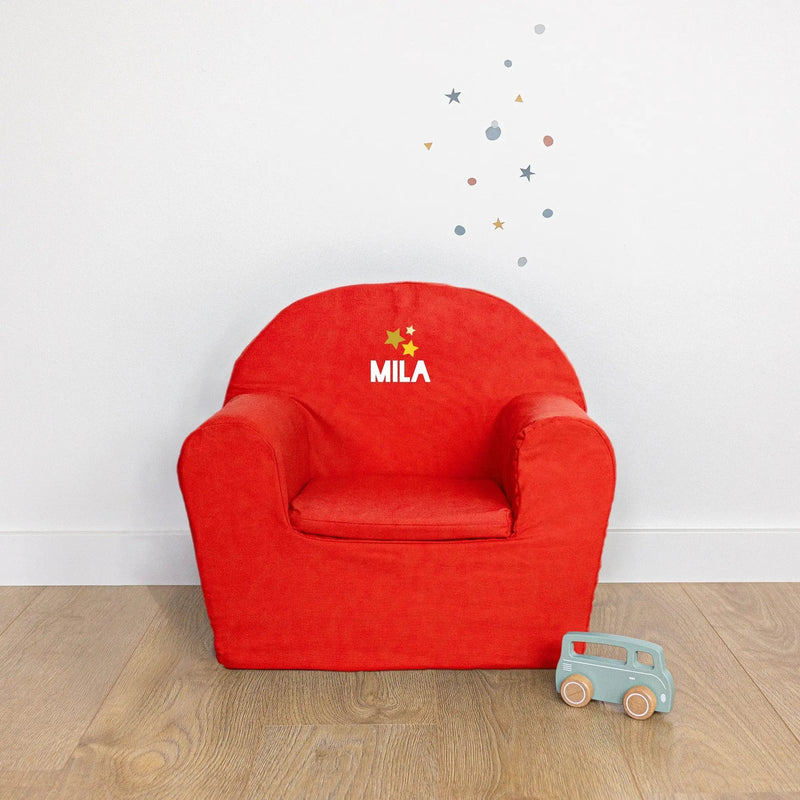 Personalised Children's Chair - Roșu - | Livrare Flori Județul Călărași