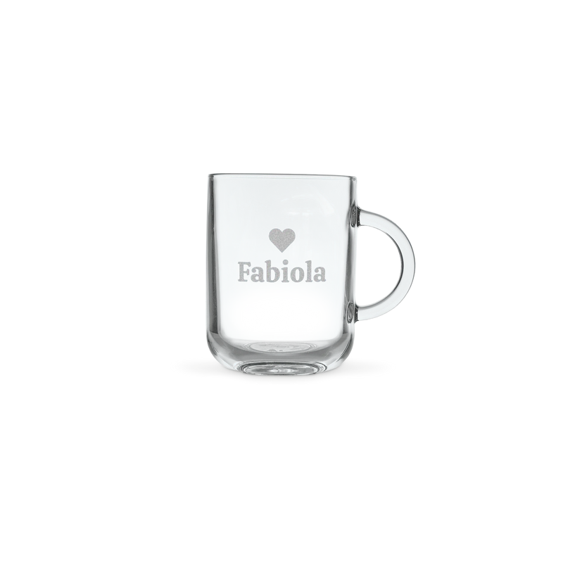 Glass mug - Round - | Livrare Flori Județul Călărași
