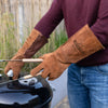 Leather BBQ gloves - set of 2 - | Livrare Flori Județul Călărași