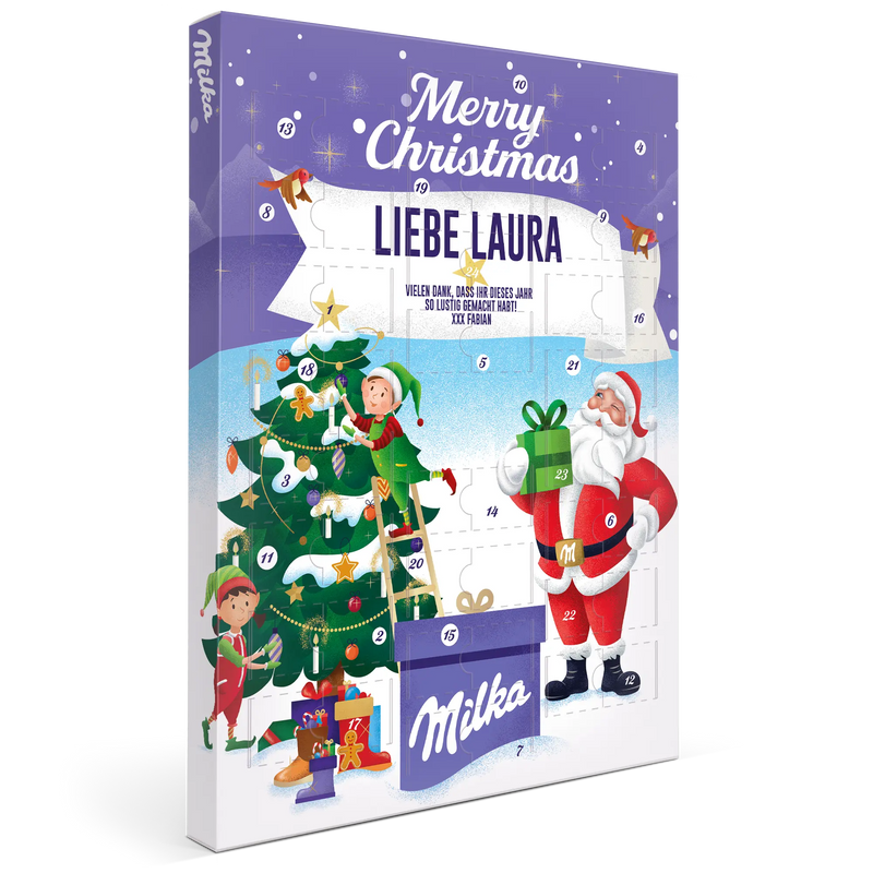 Advent calendar - Milka - | Livrare Flori Județul Călărași