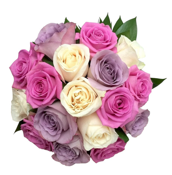 Buchet Mireasa In 3 Culori De Trandafiri