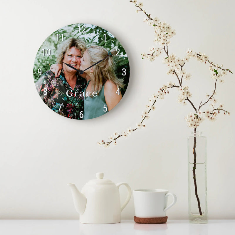 Round Clock - Large (Hardboard) - | Livrare Flori Județul Călărași