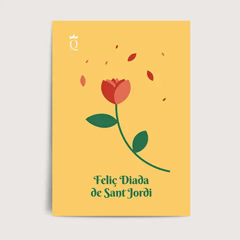 Sant Jordi Card - | Livrare Flori Județul Călărași