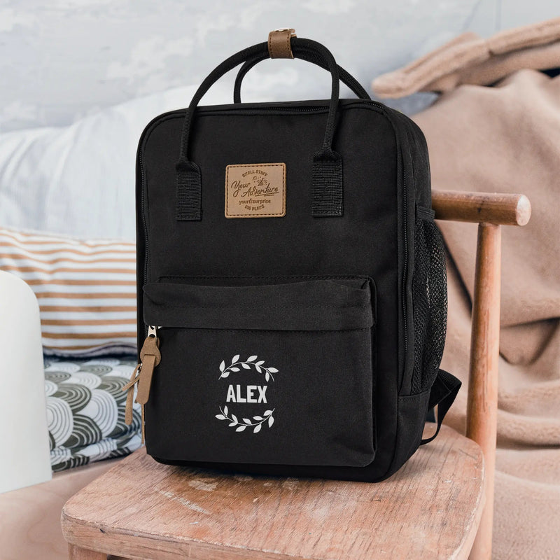 Personalised backpack - Children - Black - | Livrare Flori Județul Călărași