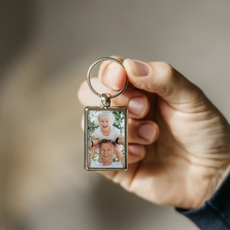 Double-sided photo keyring - Rectangular - | Livrare Flori Județul Călărași
