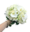Buchet De Cununie Cu Trandafiri, Lisianthus Si Orhidee Phalaenopsis