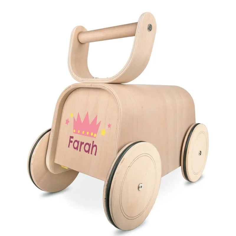Wooden car push-along toy 3-in-1 - | Livrare Flori Județul Călărași