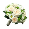 Buchet Mireasa Cu Trandafiri, Lisianthus Si Santini