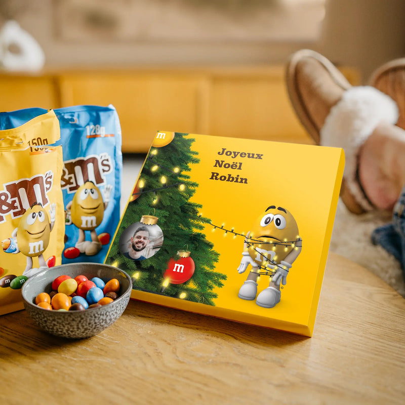 Gift box with M&M chocolate - | Livrare Flori Județul Călărași