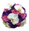 Buchet Mireasa Orhidee Phalaenopsis Si Lisianthus Mov