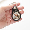Keyring – Round (Leather) - | Livrare Flori Județul Călărași
