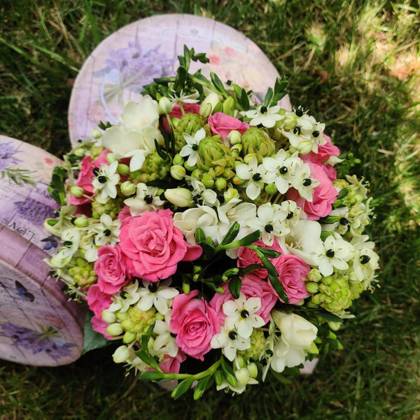 Buchet Mireasa Minirose Si Ornithogalum
