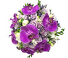 Buchet Mireasa Minirose Lila Si Orhidee