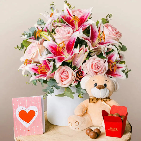 Subtle freshness - Roses and Crini - | Livrare Flori Județul Călărași