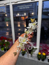 Coroniță Florală Artificială Albă Premium
