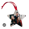 Christmas hanger aluminium - Star (2) - | Livrare Flori Județul Călărași