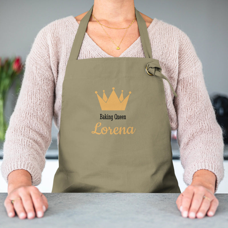 Kitchen apron - Khaki green - | Livrare Flori Județul Călărași