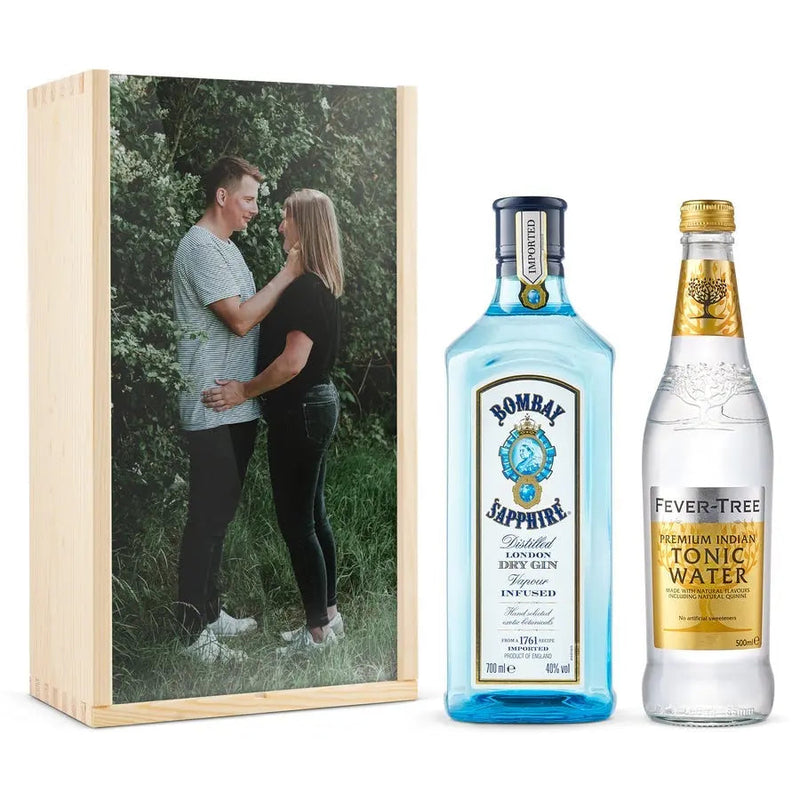 Gin and tonic set - Bombay Sapphire - Chromaluxe - | Livrare Flori Județul Călărași