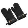 Personalised oven gloves - 2 pcs - Black - | Livrare Flori Județul Călărași