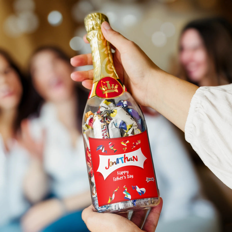 Celebrations bottle with personalised label - | Livrare Flori Județul Călărași