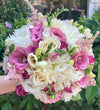 Buchet Mireasa Cu Bujori Si Astilbe
