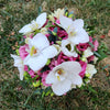 Buchet Mireasa Lisianthus Si Orhidee Phalaenopsis
